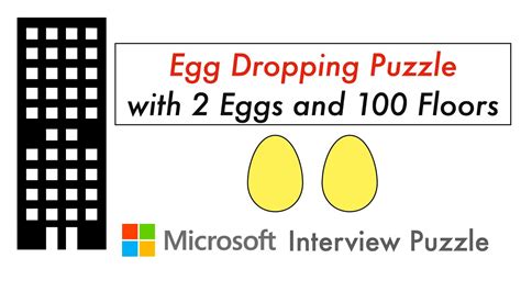 egg drop test interview|egg dropping 100 floors.